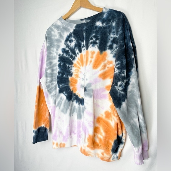 Aeropostle Sz. S Tie-Dye Oversized Crew Sweatshirt - Picture 10 of 12